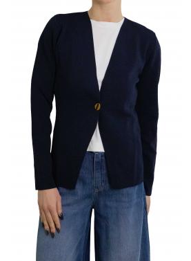 Cardigan bianco in filo 